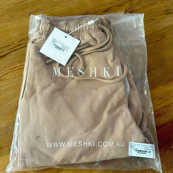 Meshki Tan Track Pants - Picture 4 of 5